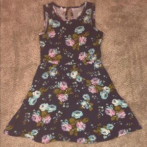 Blue floral dress  Route 66 original clothing co.